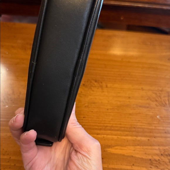 Coach Black Leather Snoopy Cossbody Bag - Picture 6 of 13